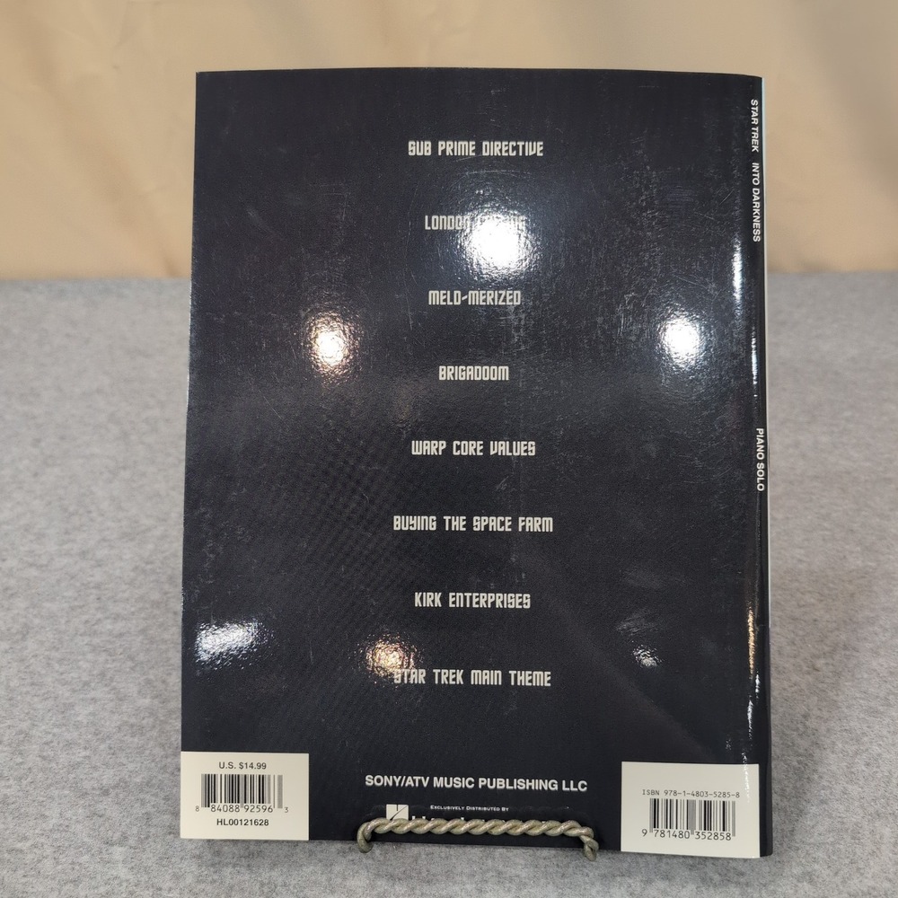 Star‎ Trek Into Darkness Piano Solo Songbook Michael Giacchino Hal Leonard - Picture 2 of 4